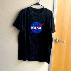 NWOT Men’s WT-02 Black static crew neck NASA t-shirt
